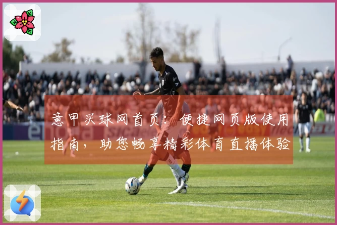 意甲买球网首页：便捷网页版使用指南，助您畅享精彩体育直播体验